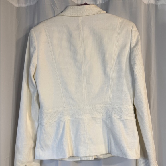 Kasper Cream Tailored Blazer Size 6 Classic Workwear Jacket - Picture 8 of 12